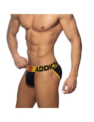 BIKINI OPEN FLY JAUNE AD1204 - ADDICTED