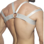 HARNESS DE POITRINE PARTY ARGENT ADF171 - ADDICTED FETISH