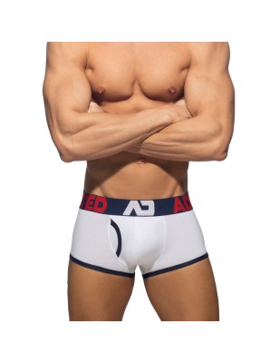 BOXER OPEN FLY BLANC AD1203 - ADDICTED