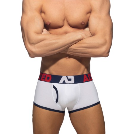 BOXER OPEN FLY BLANC AD1203 - ADDICTED