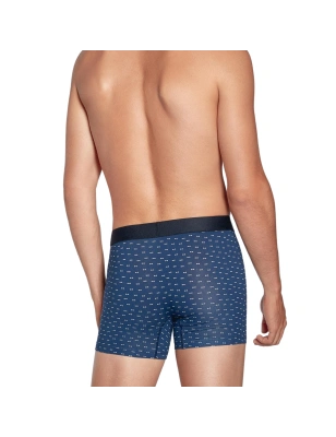 BOXER BLEU A IMPRIME NOEUDS BLANCS - E644E49 - EDEN PARK