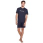 PYJAMA COURT COL ROND MARINE - EP1511H2500 - EDEN PARK