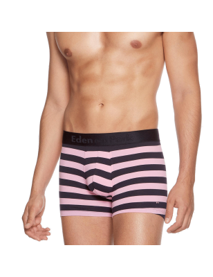 PACK DE DEUX BOXERS RAYURES ROSE ET MARINE -EP1221E41P2 - EDEN PARK