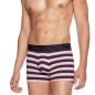 PACK DE DEUX BOXERS RAYURES ROSE ET MARINE -EP1221E41P2 - EDEN PARK