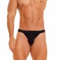 SLIP BIKINI GAROTO EN NYLON NOIR BRILLANT 1827 - JOR