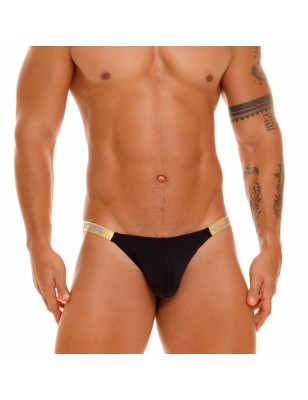 G-STRING ARES NOIR ET DORE 1848 - JOR