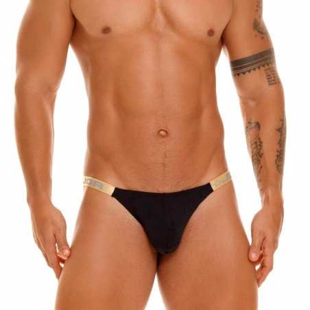 G-STRING ARES NOIR ET DORE 1848 - JOR