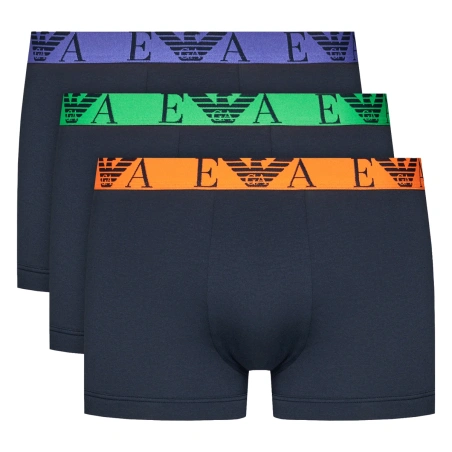 PACK DE 3 BOXER COTON MARINE 111357-4R715 - EMPORIO ARMANI