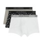 PACK DE 3 BOXER EN COTON NOIR GRIS ET BLANC 111624-4R722 - EMPORIO ARMANI