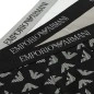PACK DE 3 BOXER EN COTON NOIR GRIS ET BLANC 111624-4R722 - EMPORIO ARMANI
