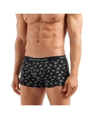 PACK DE 3 BOXER EN COTON NOIR GRIS ET BLANC 111624-4R722 - EMPORIO ARMANI