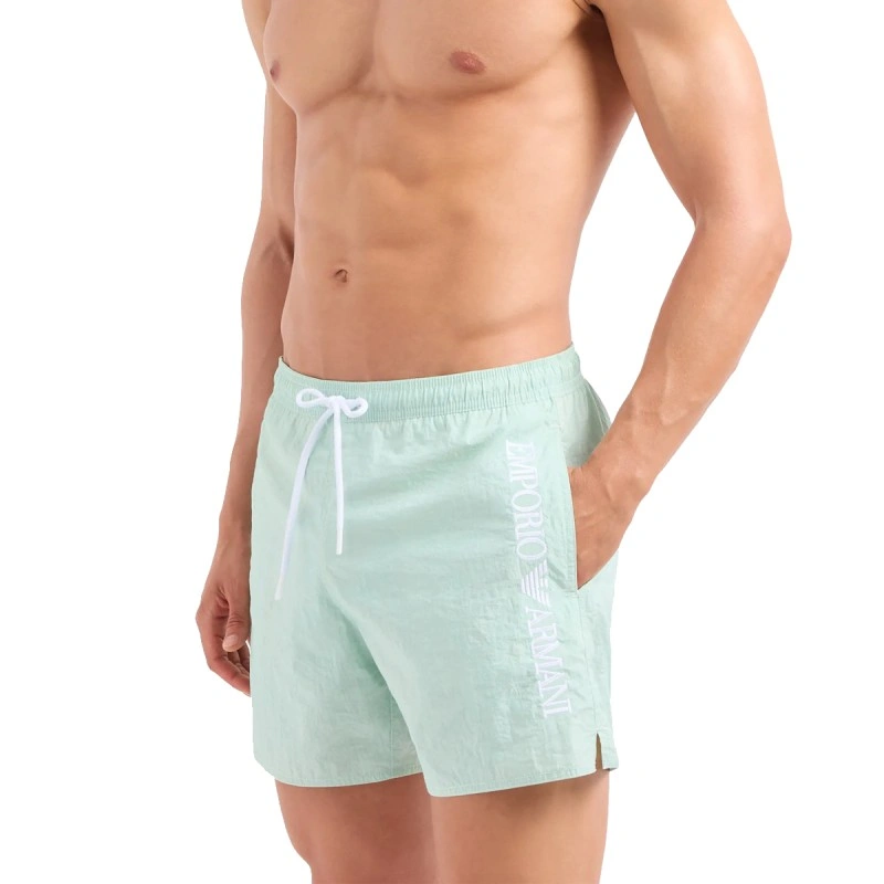 SHORT DE BAIN VERT D'EAU 211740-4R422  - EMPORIO ARMANI