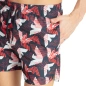 SHORT DE BAIN A MOTIFS MARINE ROUGE ET BLANC 211740-4R444  - EMPORIO ARMANI