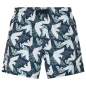 SHORT DE BAIN A MOTIFS MARINE VERT D'EAU ET GRIS  211740-4R444  - EMPORIO ARMANI