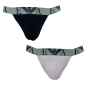 PACK DE 2 JOCKSTRAP COTON BLANC ET MARINE 111932-4R715 - EMPORIO ARMANI