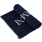 DRAP DE BAIN REVERSIBLE LOGOTE MARINE ET BLANC 231772-4R451- EMPORIO ARMANI