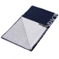 DRAP DE BAIN REVERSIBLE LOGOTE MARINE ET BLANC 231772-4R451- EMPORIO ARMANI