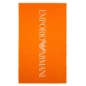 DRAP DE BAIN REVERSIBLE LOGOTE ORANGE ET BLANC 231772-4R451 - EMPORIO ARMANI