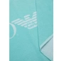DRAP DE BAIN REVERSIBLE LOGOTE VERT MENTHE ET BLANC 231772-4R451 - EMPORIO ARMANI