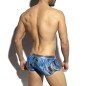 BOXER COURT STORM GLITTER ARGENT ET BLEU UN593 – ES COLLECTION