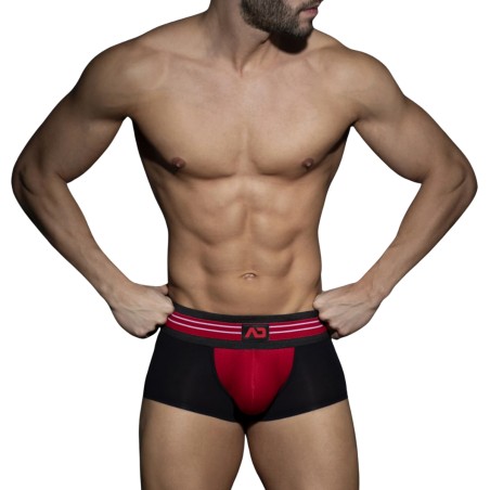 BOXER FETISH DOUBLE CEINTURE ROUGE ADF113 - ADDICTED FETISH