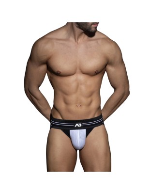 JOCKSTRAP FETISH DOUBLE CEINTURE BLANC ADF114 - ADDICTED FETISH