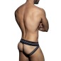 JOCKSTRAP FETISH DOUBLE CEINTURE BLANC ADF114 - ADDICTED FETISH