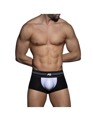 BOXER FETISH DOUBLE CEINTURE BLANC ADF113 - ADDICTED FETISH