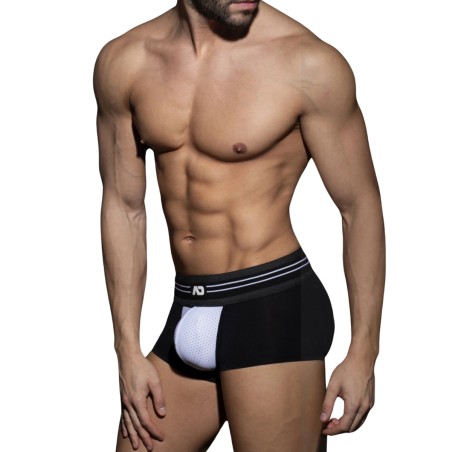 BOXER FETISH DOUBLE CEINTURE BLANC ADF113 - ADDICTED FETISH