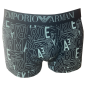 BOXER COTON LOGOTE MARINE ET VERT CLAIR 111389-4R506 - EMPORIO ARMANI