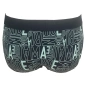 SLIP COTON LOGOTE MARINE ET VERT CLAIR 110814-4R506 - EMPORIO ARMANI