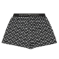 BOXER COTON A MOTIFS NOIR/GRIS ET BLANC 112072-4R504 - EMPORIO ARMANI