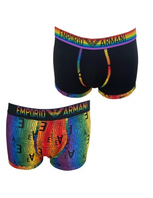 PACK DE 2 BOXER PRIDE NOIR 12023-4R513 - EMPORIO ARMANI