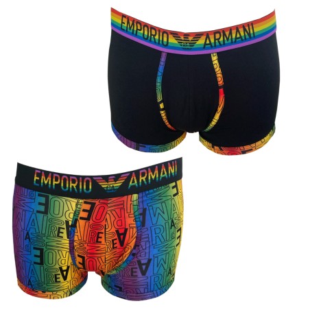 PACK DE 2 BOXER PRIDE NOIR 112023-4R513 - EMPORIO ARMANI