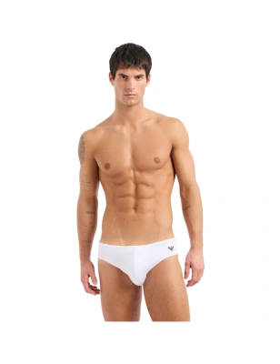 SLIP DE BAIN MICROFIBRE COURT BLANC 211722-4R401 - EMPORIO ARMANI