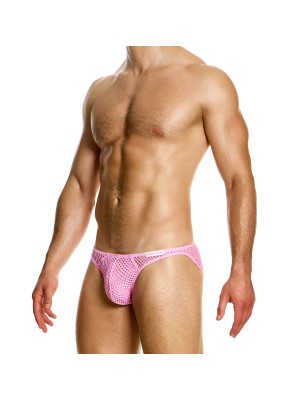 SLIP TAILLE BASSE EN CROCHET ROSE 08018 - MODUS VIVENDI