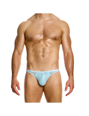 SLIP TAILLE BASSE EN CROCHET BLEU CIEL 08018 - MODUS VIVENDI