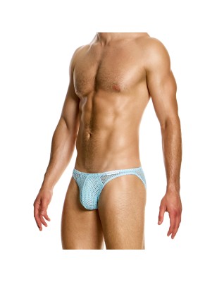 SLIP TAILLE BASSE EN CROCHET BLEU CIEL - MODUS VIVENDI