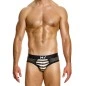SLIP BOTTOMLESS EN CROCHET NOIR ET BLANC 01413 - MODUS VIVENDI