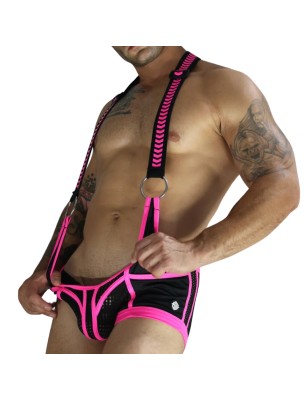 BODY SINGLET DAYCRAWLER ROSE FLUO 2309 - BREEDWELL
