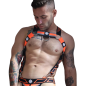 HARNESS AKIRA ORANGE FLUO 2306H - BREEDWELL HARNESS AKIRA ORANGE FLUO 2306H - BREEDWELL