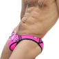 SLIP DE BAIN EXPOSE ROSE FLUO 2402 - BREEDWELL