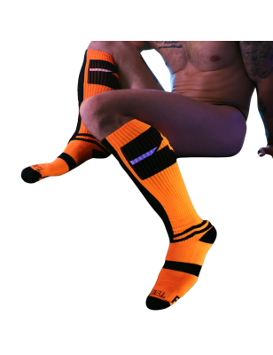 CHAUSSETTES INFINITY NEON ORANGE 2304C - BREEDWELL
