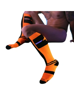CHAUSSETTES INFINITY NEON ORANGE 2304C - BREEDWELL