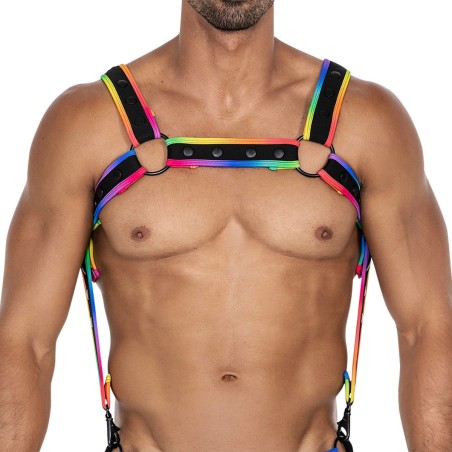 HARNAIS NEON MULTICOLOR H4RNESS05 - CUT4MEN