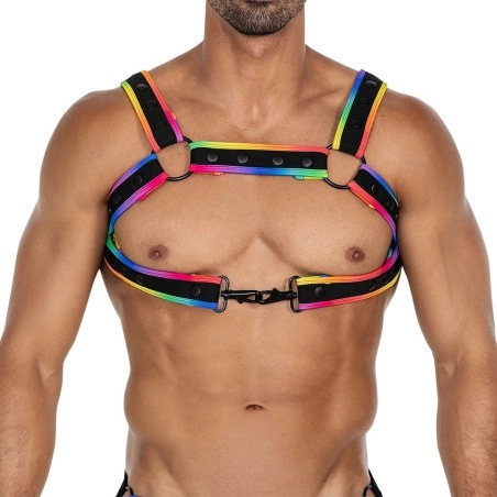 HARNAIS NEON MULTICOLOR H4RNESS05 - CUT4MEN