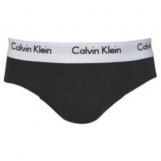 CALVIN KLEIN PACK DE 3 SLIP NOIR COTON U2661G-001