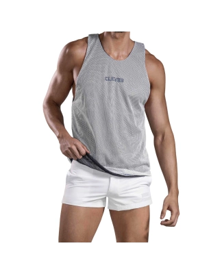 DEBARDEUR REVERSIBLE FIT BLEU MARINE ET BLANC 1680 - CLEVER