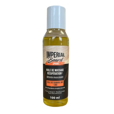 Huile de massage récupération au CBD - Imperial Beard