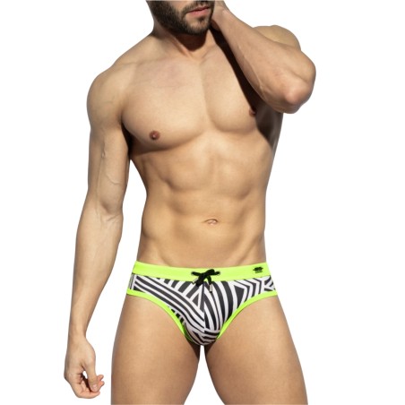 SLIP DE BAIN UGANDA VERT FLUO 2319 - ES COLLECTION